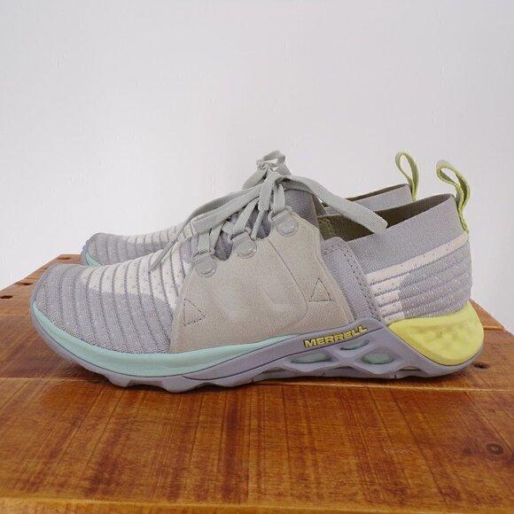 Merrell Women's Size 7.5 Range AC Air Cushion Grey Athletic Sneaker Shoes - Picture 2 of 13
